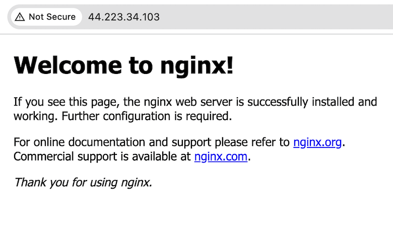 Hello Welcome Page on basic EC2 Instance setup