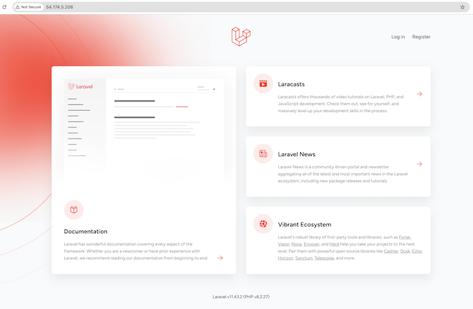 Laravel App manually Deployed and Live succesfully on EC2 Instance