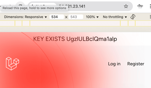 Cache exists, its not created and value is the same as before
